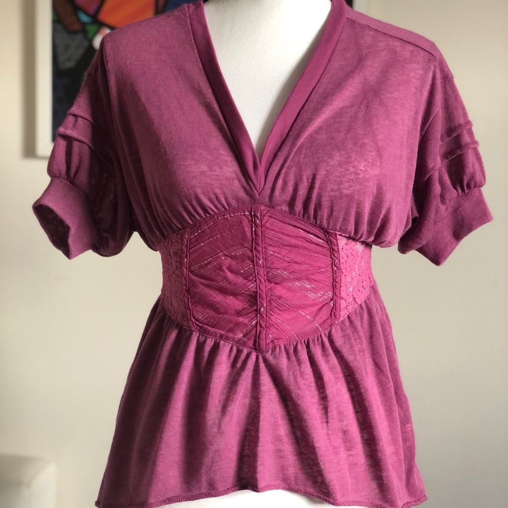 Free People Purple Top